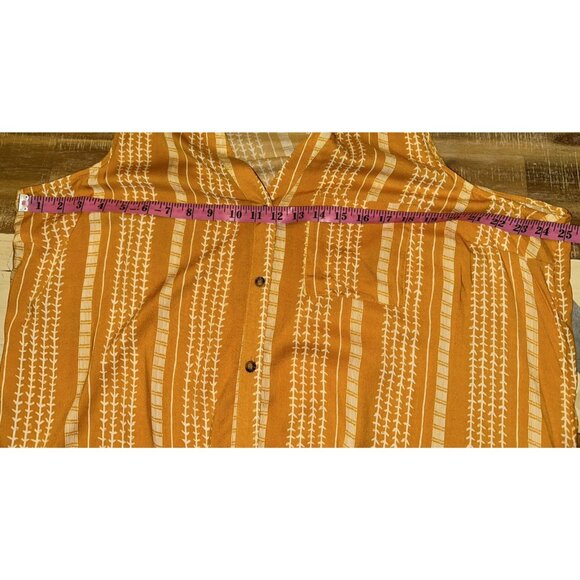 WOMENS J For Justify V-Neck Sleeveless Shirt Dress 2X BUTTON DOWN LIGHT WEIGHT - Picture 10 of 13